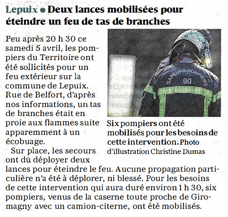 incendie